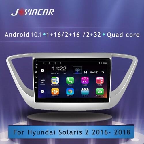 9 " Android 9.1 2 Din No Dvd Car Radio Multimedia audio Video Player For Hyundai Solaris 2 2016- 2018 Autoradio GPS Navi Stereo