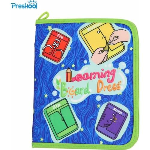 Preskool Montessori Baby Toys for Children Dressing Frame Educational Toys Baby Hand Learning Training Brinquedos Juguetes