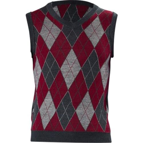 Kids Adult Vest The Umbrella Academy Cosplay Vest Costume Halloween Carnival Costumes School Uniform Sleeveless Sweater