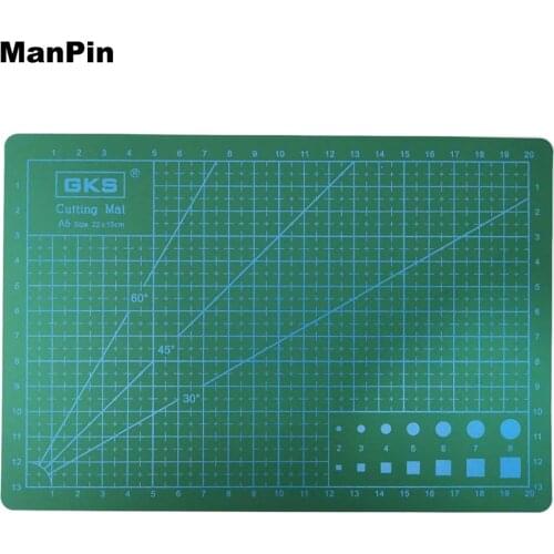 GKS A5 PVC Cutting Mat Middle layer White Core Cutting Pad Patchwork Tools Manual DIY Cutting Board Double-sided LCD Repair Tool