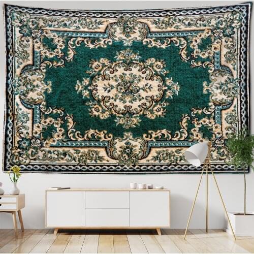 Mandala Carpet Pattern Tapestry Wall Hanging Bohemian Witchcraft Psychedelic Living Room Wall Home Decor