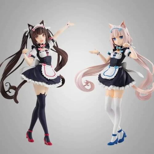 Original Japanes Anime NEKOPARA chocolat and vanilla PVC Action Figure Anime Figure Model Toys Figure Collection Doll Gift