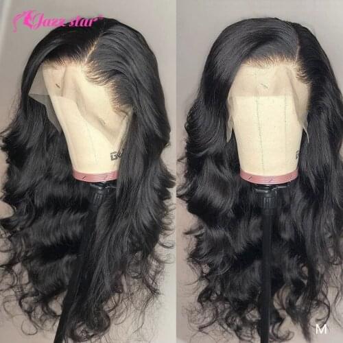 Brazilian Body Wave Lace Front Wig Pre Plucked 13x4 Lace Front Human Hair Wigs for Women Non-Remy Jazz Star Hair Lace Wig