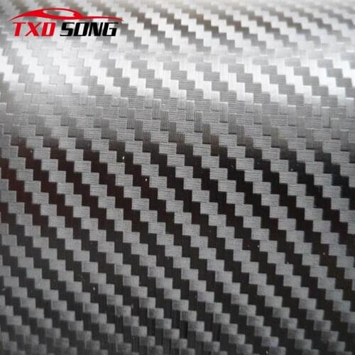 Big texture 3d carbon fiber film with air free bubbles with size: 10/20/30/40/50/60cmX152cm/Lot by free shipping