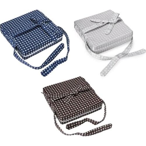 HX5D Portable Adjustable Detachable Student Seat Cushion Chair Booster Mat Children Kids Dining Heightening Pad