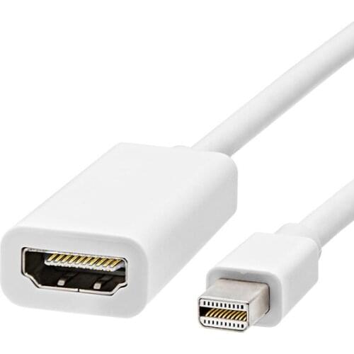 POWERMASTER PM-12838 MINI DİSPLAY PORT MALE TO HDMI FEMALE 15 CM CONVERTER CABLE