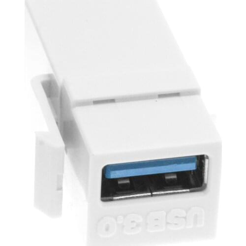 CY Cable USB 3.0 Female to Female Extension Exteder Coupler Adapter with Panel Mount Holes