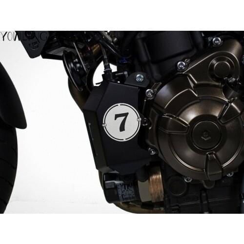 MT 07 FLUID TANK GUARD For YAMAHA MT-07 Tracer 2016 2017 2018 2019 2020 2021 Motorcycle BILLET COOLANT RESERVOIR COVER