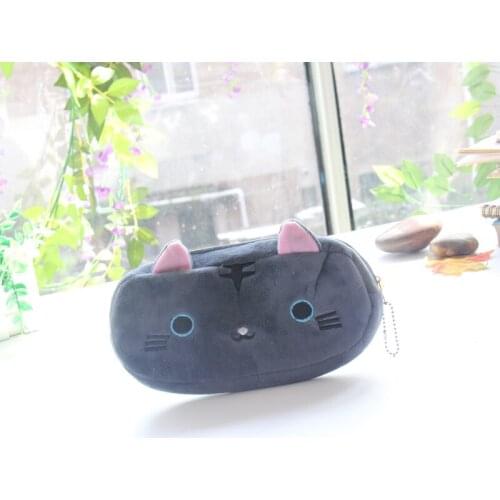 1pcs Grey Cat Movies & TV Animal Stuffed Plush Toys Cartoon Family Friend Pig Party Dolls Girl Children Birthday Gifts