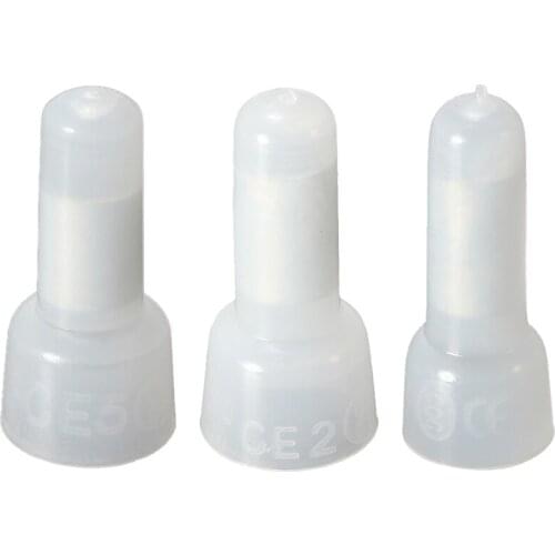 100pcs Nylon Closed End Cap Insulated Connectors Wire Crimp Terminal 16-14 AWG