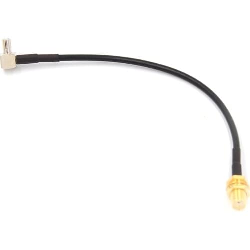 15cm IMC Hot SMA Female Jack to TS9 Male Right Angle Pigtail Coaxial Cable Antenna 1PCS