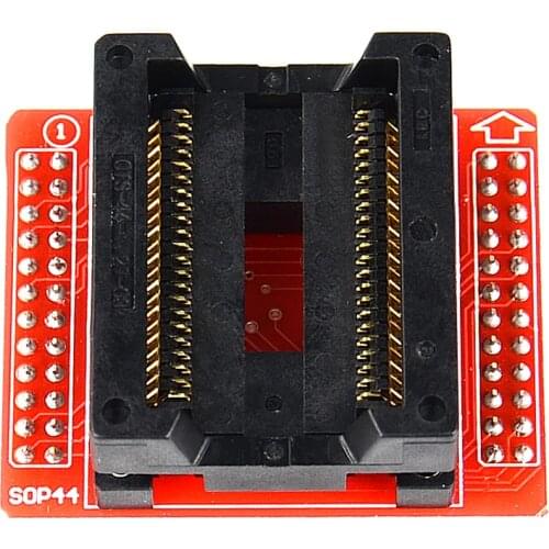 2019 Newest SOP44 IC Adapter For MiniPro TL866CS TL866A TL866II PLUS Universal Programmer TSOP48 Sockets
