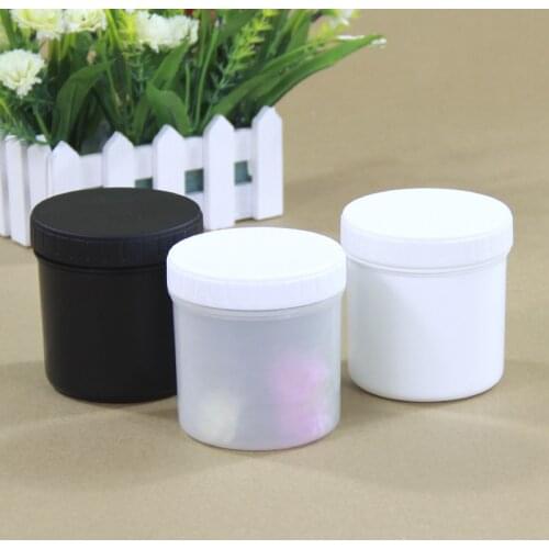 300ml 350ml Empty plastic Jar Food cosmetic creams storage container Food Grade refillable bottles 1PCS