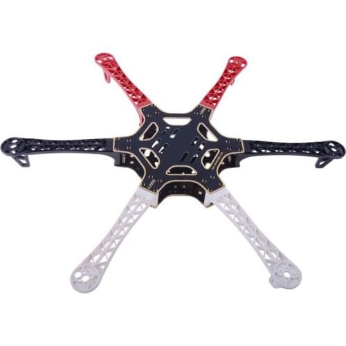F550 6-axis Multi-rotor Hexacopter Frame Airframe Kit Integrated PCB Wiring for KK MK MWC MultiCopter Hexacopter UFO Heli