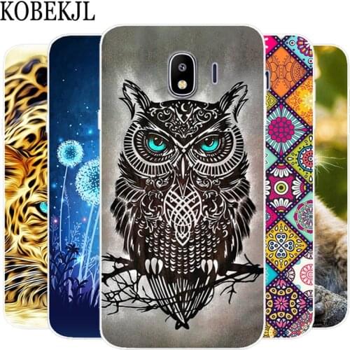For Samsung J4 2018 Case Soft TPU Cartoon Silicone Back Cover Phone Case For Samsung Galaxy J4 2018 J 4 SM-J400F J400 J400F Case