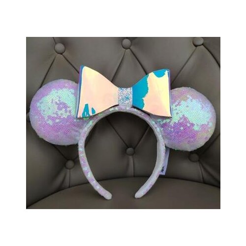 Disney Parks Ears Iridescent Glitter Headband new