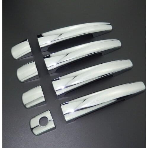 For Fiat Scudo 2007-2015 ABS Car Styling Chrome Side Door Handle Cover Trim 2008 2009 2010 2011 2012 2013 2014