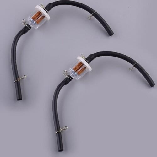 2pcs Fuel Pipe Line Hose Filter fit for Suffolk Punch 14s 17s 1995+ AQ148 QX Lawnmower Lawn mower parts and accessories