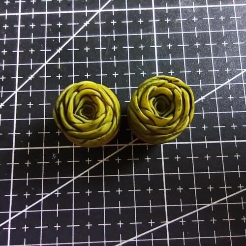 1pcs/lot Resin Simulation succulent plant 24mm Ornaments Micro landscape Ornaments Creative Home Gardening Decorations