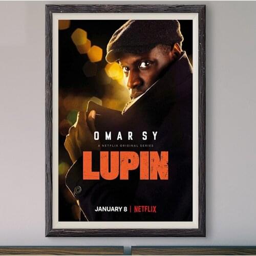 M021 Arsene Lupin( 2021 ) Classic Fashion Movie Custom Silk Poster Home Deco Wall Art Christmas Gift