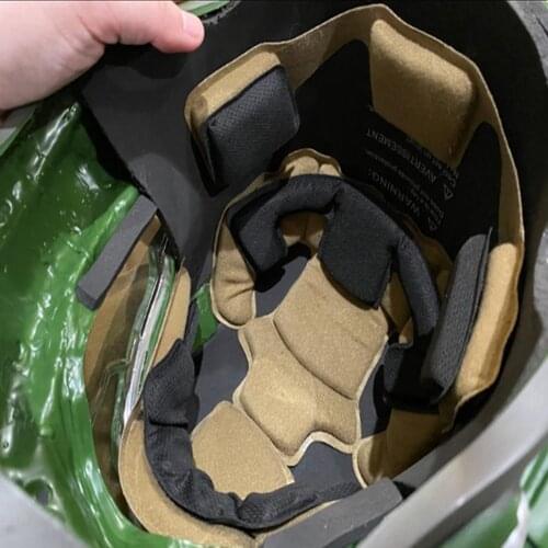 Memory Foam Universal Airsoft Paintball Helmet Pads Internal Protective Cushion Liner Mat for Fast MT MICH IBH AF ACH Outdoor