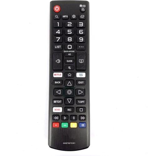 New Replace AKB75675301 Remote Control With NETFLIX Prime Video Apps For LG 2019 Smart TV UM SM Models