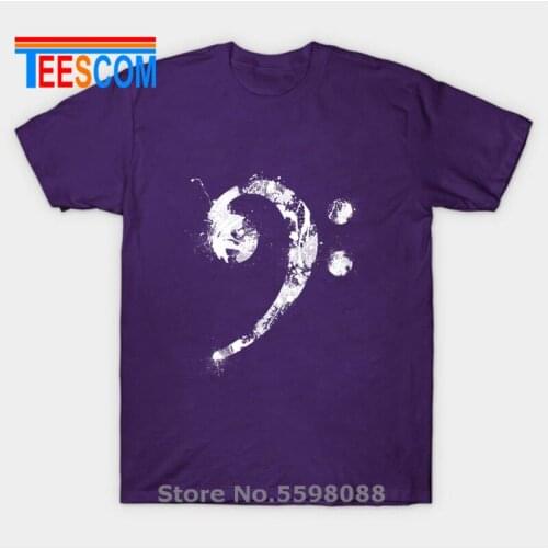 Newest Bass Ink Rock Music Tshirt Discount Clothes Bass Guitar T-shirt Novelty Mens Basic Solid C Short Sleeve Cotton Tee Shirt