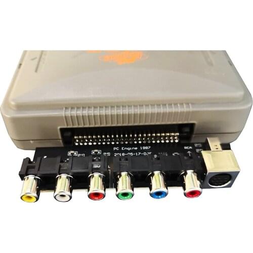 Upgrade Video Booster RGBS Signal Output Audio Output RGBS Card for NE-C PCE PC Engine Console For Grafx TV AC RGBS conveter