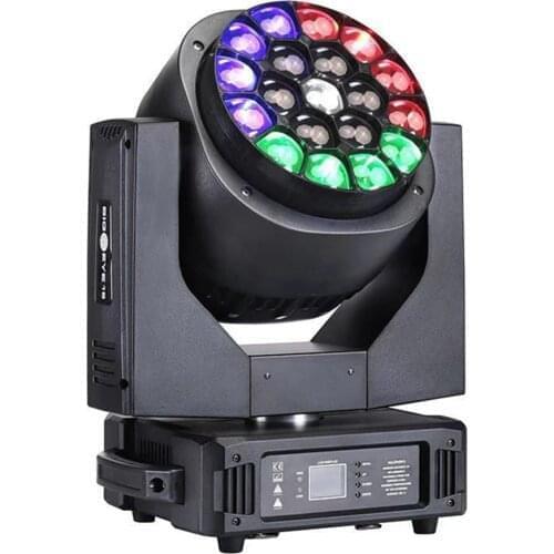 LED 19x25W RGBW beam Wash/Zoom Light Professional DJ/Bar big bee eye zoom moving head light dj light disco Strobe Stage lights