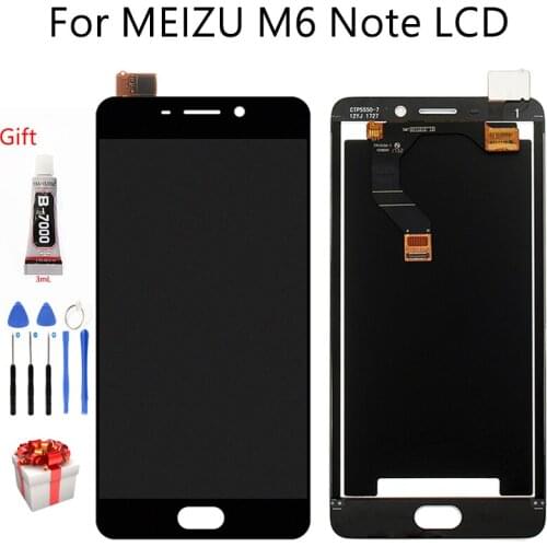 5.5'' For MEIZU M6 Note M721H LCD Display Touch Screen AAA Quality Digitizer Assembly Replacement For MEILAN NOTE 6 LCD Display