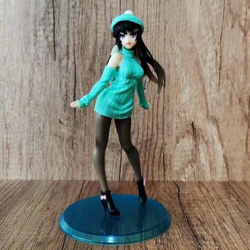 Anime Rascal Does Not Dream of Bunny Girl Senpai Sakurajima Mai Winter Clothes Ver. PVC Action Figure Model Collectible Toy Doll