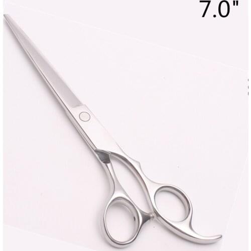 1Pair 7 inch 20cm Customized Logo Human Hair Scissors Stainless Cutting Scissors Barber Scissors Grooming-for-dog Styling
