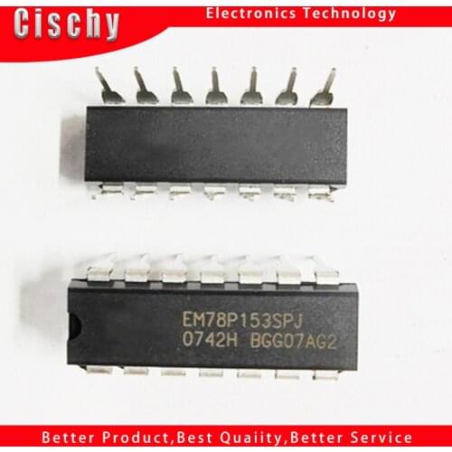 1pcs/lot EM78P153SPJ EM78P153 DIP-14