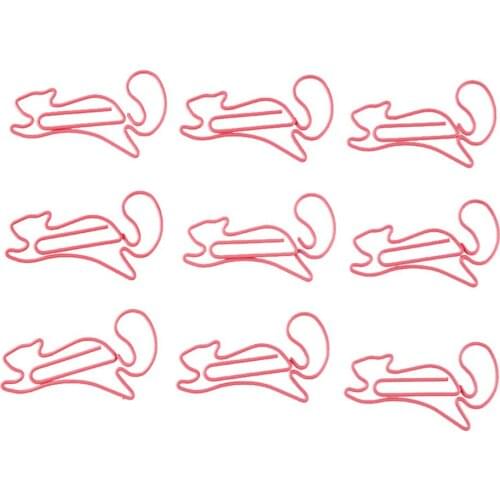 12 Pcs Cute Fox Animal Paper Clips Bookmarks Photo Memo Ticket Clip Stationery School Supplies Gifts