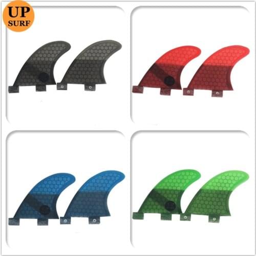 Surfing 2Pcs/3pcs FCS Fins G3/G5/G7/GL Fin Honeycomb Fibreglass Fins free combination fin set up FCS Quilhas Fins upsurf