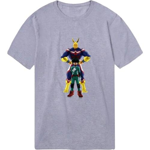 2020 My Hero Academy Tshirts Summer Harajuku T-shirts Men O-Neck Casual Tops Tees Male Outdoor Military Loose Fit Dadera Hombre