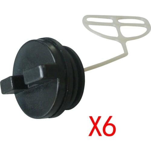 6X Gas Petrol Fuel Tank Cap Chinese 4500 5200 5800 45cc 52cc 58cc Chainsaw