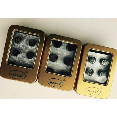 Free shipping 12pcs/lot New Black NICEST 14MM Billiards Pool cue tips S/M/H 9layers pigskin leather high quality tips Billiards