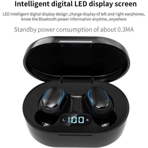 E7S Wireless headphones Sport With Mic for Iphone Xiaomi Huawei headset gamer Noise Cancelling Business Music Earphone earphones