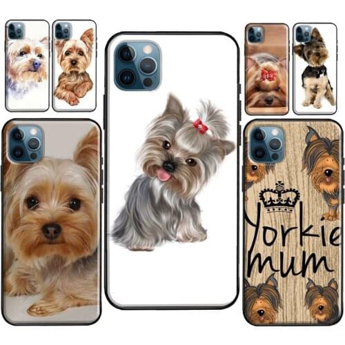 Yorkshire Terrier Yorkie Dog Pet Animal Case For iPhone XR X XS Max SE 2020 6S 8 7 Plus Coque For iPhone 12 mini 11 Pro Max