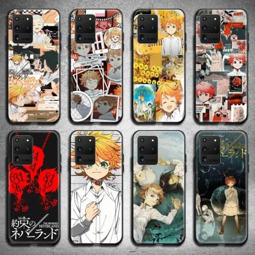 Anime The Promised Neverland Phone Case For Samsung Galaxy S21 Plus Ultra S20 FE M11 S8 S9 plus S10 5G lite 2020