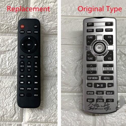 For Toyota Prado LC150 CRUISER LC200 VX Rear Entertainment Ceiling DVD Remote Control