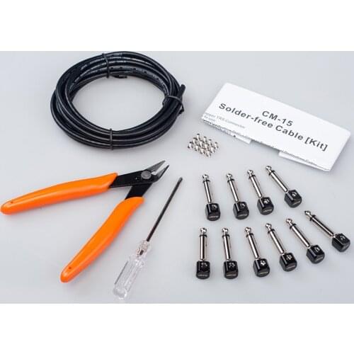 JOYO Quality 6.35 mm Copper TRS connector Low noise dual shiled conductive PVC + Copper braid signal Guitar accessories