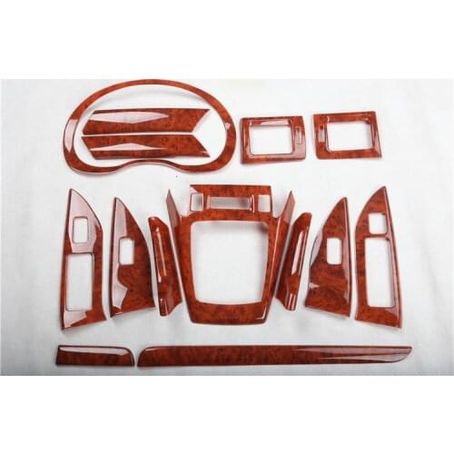 Modified Mahogany Interior Carbon Fiber Decorative Sequin Stickers For 2013-14-15 Subaru Forest