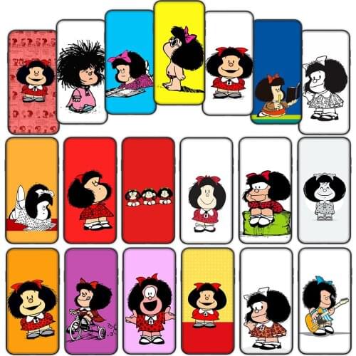 Mafalda Soft Cover Case for Xiaomi Mi Note 10 Ultra A1 A2 Lite A3 Pro Max Pocophone F1