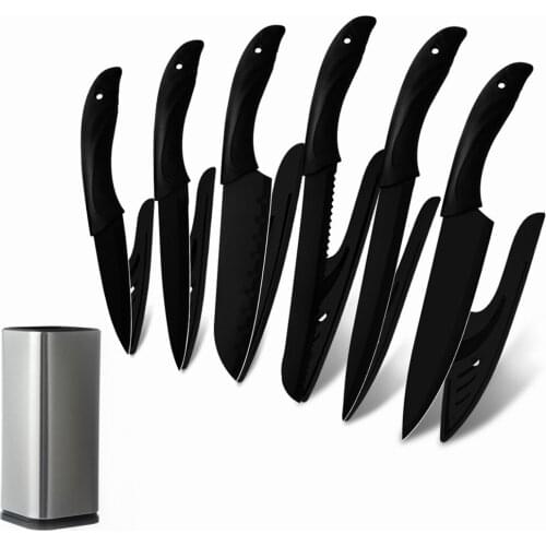 Chef Kitchen Cooking Knives Set Stainless Steel Sharp 3cr13 Blade Plastic Handle Fruit Vegetable Meat Fish Tool Accessory