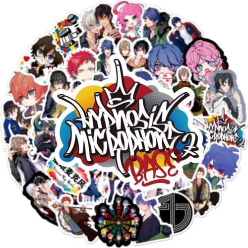 10/50PCS Hypnosis Mic Stickers Pack for DIY Stationery Laptop Skateboard Motorcycle Guitar Helmet Graffiti Decal