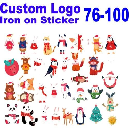 Custom brand logo patches Hot fix sticker heat transfer hot stamping clothing bag iron on patch