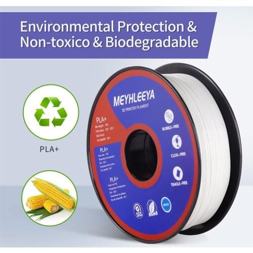 3D Printer Filament PLA Material 1.75mm 1kg Spool Metal-Like Shiny Consumable Dimensional Accuracy +/- 0.02 mm by MEYHLEEYA