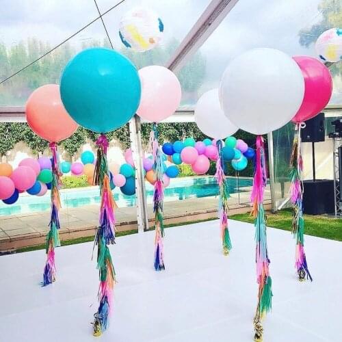 BTRUDI Matte balloon 24inch 10pcs wedding dress photography decoration photo wedding ground ball blasting decoration bar